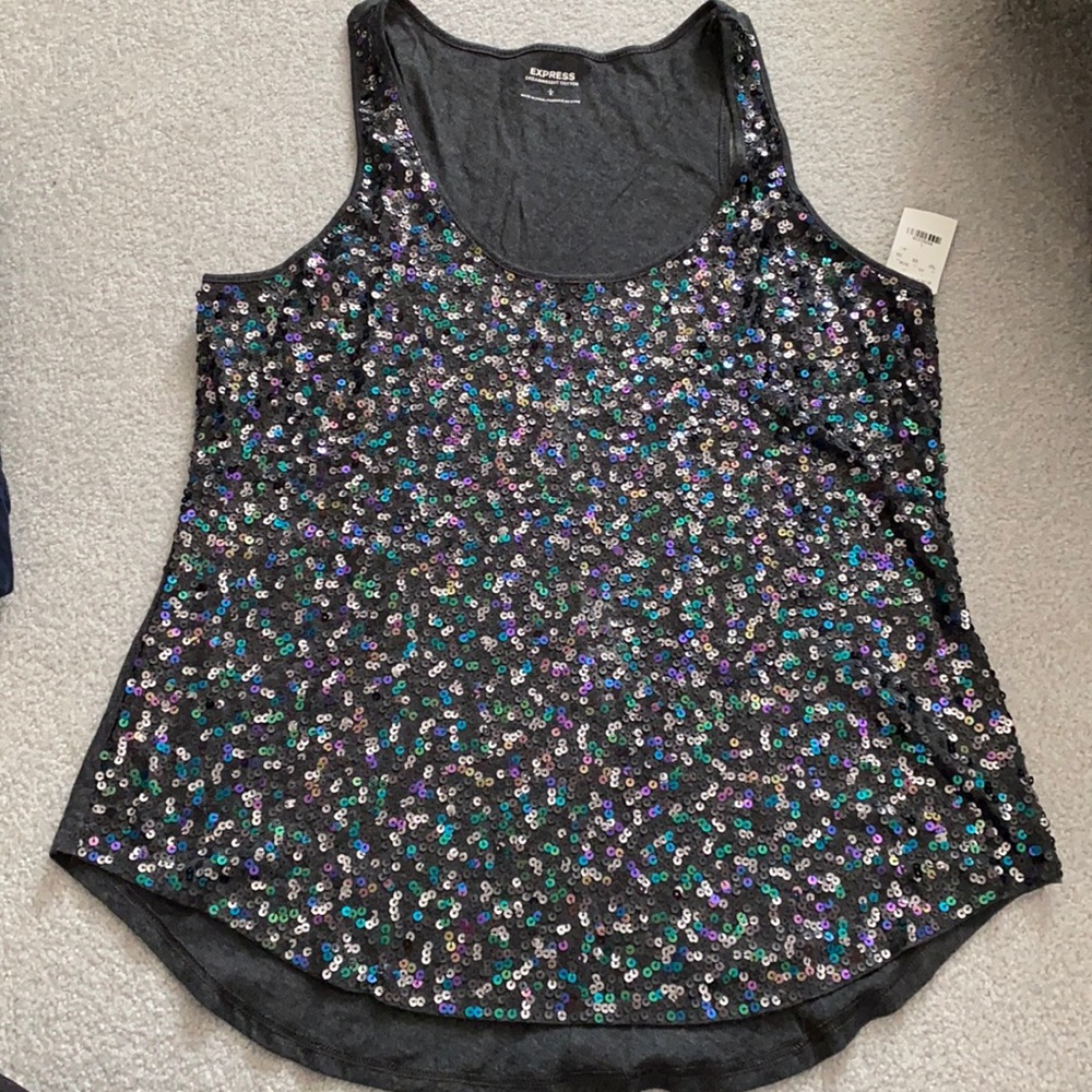 Express sequence tank top